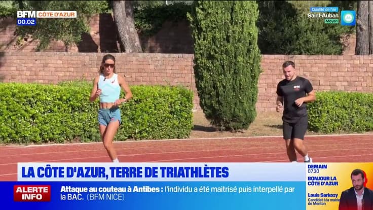 Dans nos baskets : la côte d'azur, terre de triathlètes