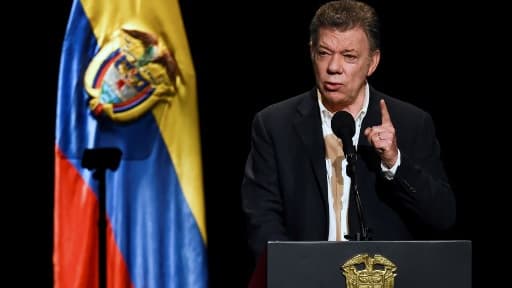 Juan Manuel Santos, le 24 novembre 2017