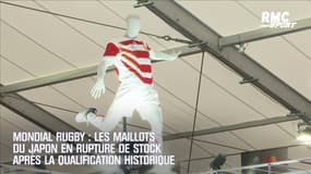 Mondial rugby : les maillots du Japon en rupture de stock après la qualification historique