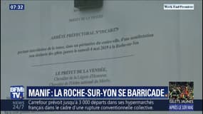 Gilets jaunes: La Roche-sur-Yon se barricade pour cette nouvelle journée de mobilisation