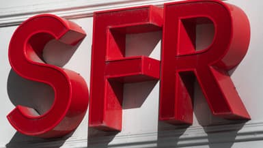 Un logo de l'opérateur SFR (photo d'illustration).
