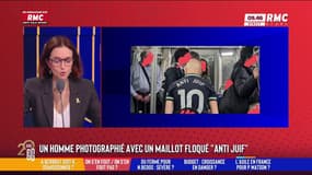 Un homme photographié avec un maillot "anti juif" dans le métro