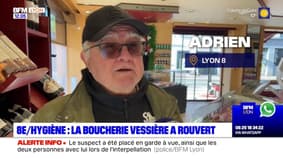 Lyon: les clients heureux de retrouver la boucherie Vessière 