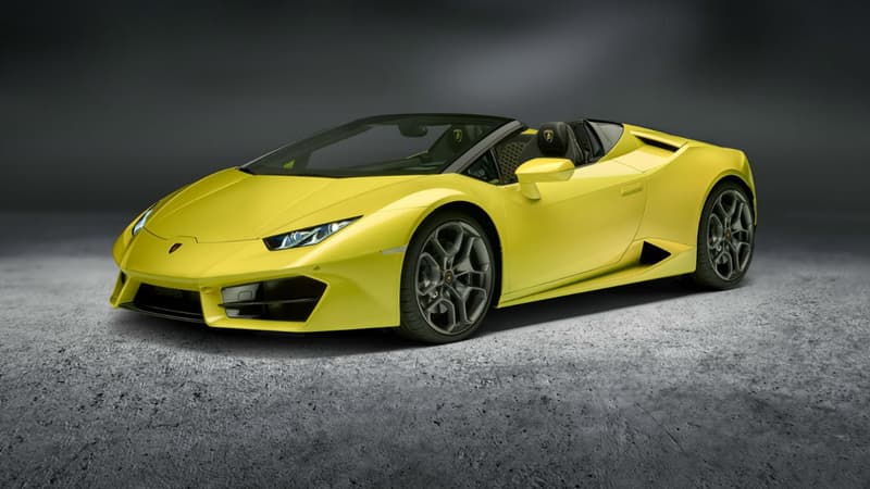 Après la transmission intégrale, Lamborghini passe logiquement la version propulsion de sa Huracan en mode Spyder.
