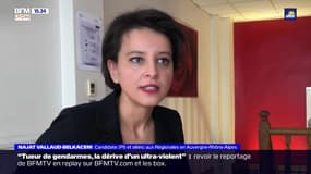 Régionales en Auvergne-Rhône-Alpes: Najat Vallaud-Belkacem attaque Laurent Wauquiez sur son bilan