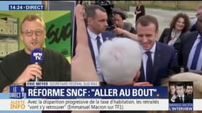 "Entendre dire que c’est la dette des cheminots, c’est insupportable" pour le secrétaire fédéral Sud-Rail