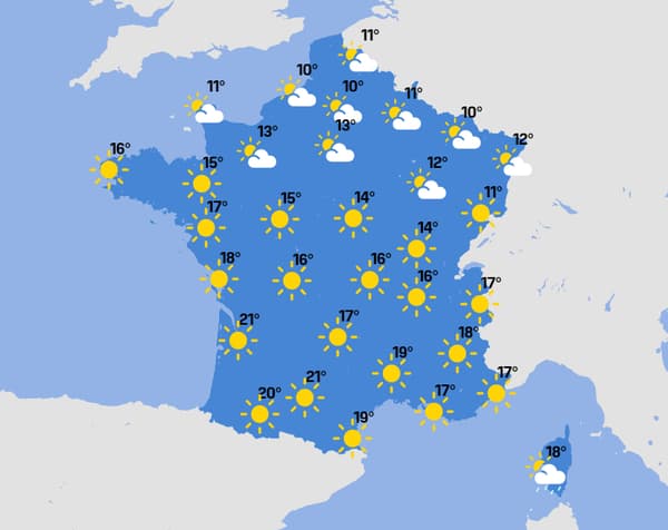 La météo de ce vendredi 23 avril 2021 La météo de ce vendredi 23 avril 2021