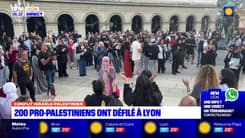 Lyon: 200 pro-palestiniens ont défilé mercredi