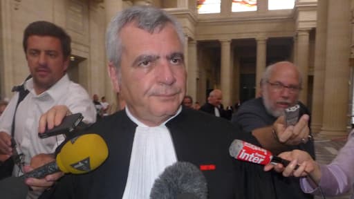Thierry Herzog, avocat de Nicolas Sarkozy, au palais de justice de Bordeaux le 2 juillet 2013.