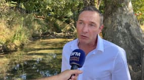 Laurent Garguilo, adjoint au maire de Plan-de-Cuques au micro de BFM Marseille Provence.