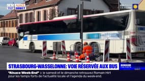 Strasbourg: bientôt la fin des travaux de la voie réservée aux bus jusqu'à Wasselonne?