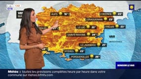 Météo Var: un ciel partagé entre nuages et éclaircies, 29°C attendus au Lavandou