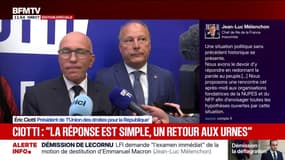 Démission de Sébastien Lecornu: Éric Ciotti se dit en faveur d'une "élection présidentielle" pour "repartir sur des bases saines"