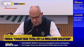 Dermatose: "C'est très dur pour les éleveurs en ce moment, il y a beaucoup de colère", dit Arnaud Rousseau de la FNSEA