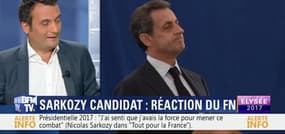 Nicolas Sarkozy candidat: "C'est le retour de Super-menteur", Florian Philippot