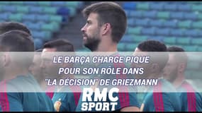 Le Barça charge Pique pour son rôle dans "la décision" de Griezmann