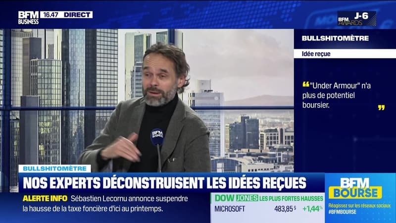 Bullshitomètre : "Under Armour" n'a plus de potentiel boursier" - FAUX répond Charles Monot - 26/11