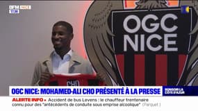 OGC Nice: Mohamed-Ali Cho présenté à la presse