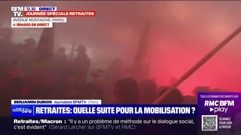 Retraites: des manifestants s'introduisent au siège de LVMH à Paris