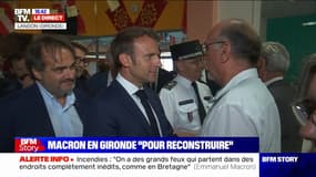 EN DIRECT - Emmanuel Macron en Gironde à la rencontre des maires mobilisés dans la lutte contre les incendies