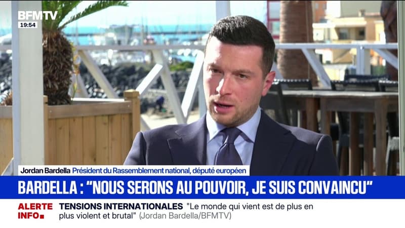 Pour Jordan Bardella (RN), sa jeunesse "est un défaut qui passe très vite"
