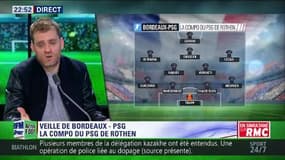 After Foot du jeudi - 09/02 – Partie 7/10 - PSG/Bordeaux: la compo du PSG de Rothen