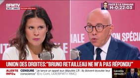 "Je l'invite à casser les chaînes, à se libérer": Éric Ciotti (UDR) à propos de Bruno Retailleau