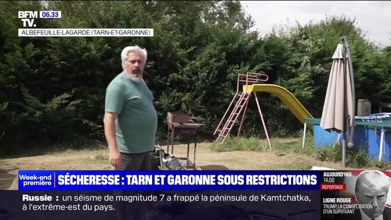 Sécheresse: le Tarn-et-Garonne sous le coup d'un arrêté, limitant les autorisations de prélèvement d'eau en milieu naturel