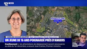 Caroline Houssin-Salvetat, (maire d'Avrillé): "L'agression s'est déroulée vers 11h30, à 100 mètres du lycée"