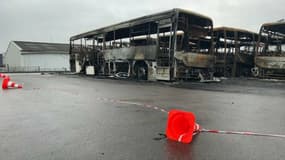 Un dépôt de bus incendié à Evreux où 96 véhicules ont été retrouvés calcinés depuis le 31 décembre