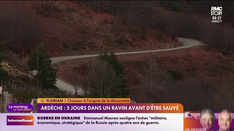 Ardèche : 5 jours dans un ravin avant d'être sauvé