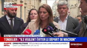 Consultations menées par Sébastien Lecornu: "Il veut tout faire pour éviter une dissolution", affirme Marine Tondelier