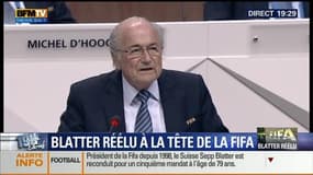 Élection à la présidence de la Fifa (2/2): Sepp Blatter est réélu après le retrait du Prince Ali avant le 2ème tour