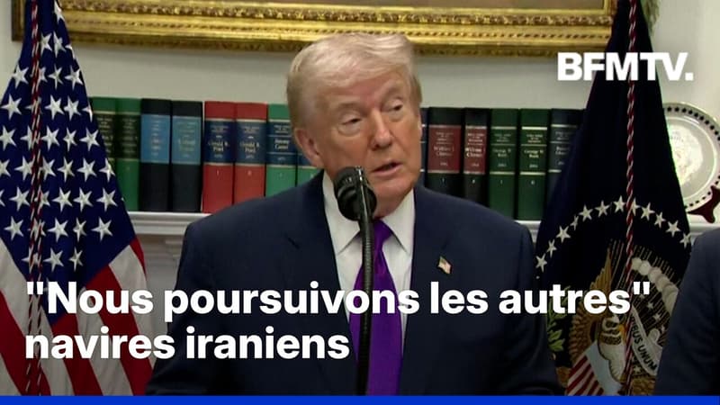 Donald Trump déclare que les États-Unis "ont détruit et coulé neuf navires iraniens"