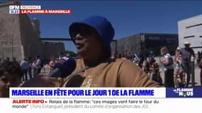 Marseille: de nombreux curieux venus apercevoir le relais de la flamme olympique