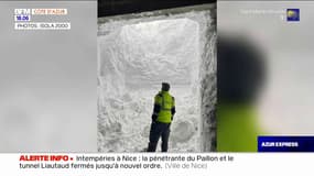 Alpes-Maritimes: importantes chutes de neige, certaines voies d'accès bloquées