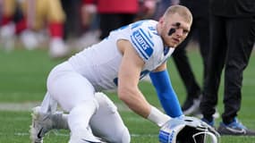 Aidan Hutchinson, le joueur des Lions de Détroit, en janvier 2024