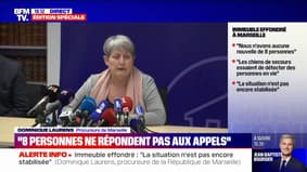 Collapse in Marseille: "The 3 buildings concerned are not at all unhealthy buildings", says prosecutor Dominique Laurens