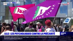 Lille: mobilisation des psychologues contre la précarité