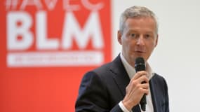 Le candidat aux primaires pour les Républicains Bruno Le Maire le 3 juin 2016 à Cerise