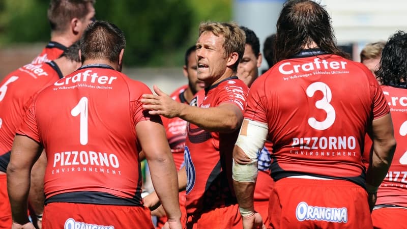 Jonny Wilkinson au milieu de ses troupes