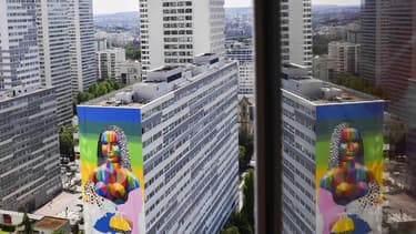 Une oeuvre de street-art dans le 13e arrondissement de Paris
