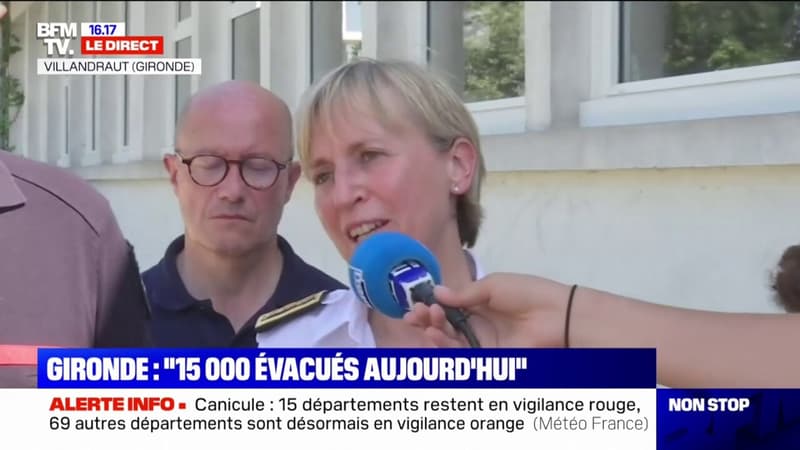 Incendies: Fabienne Buccio, préfète de la Gironde, affirme qu'il est 