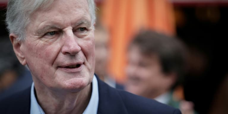 L'ex-Premier ministre Michel Barnier, le 3 septembre 2025 à Paris