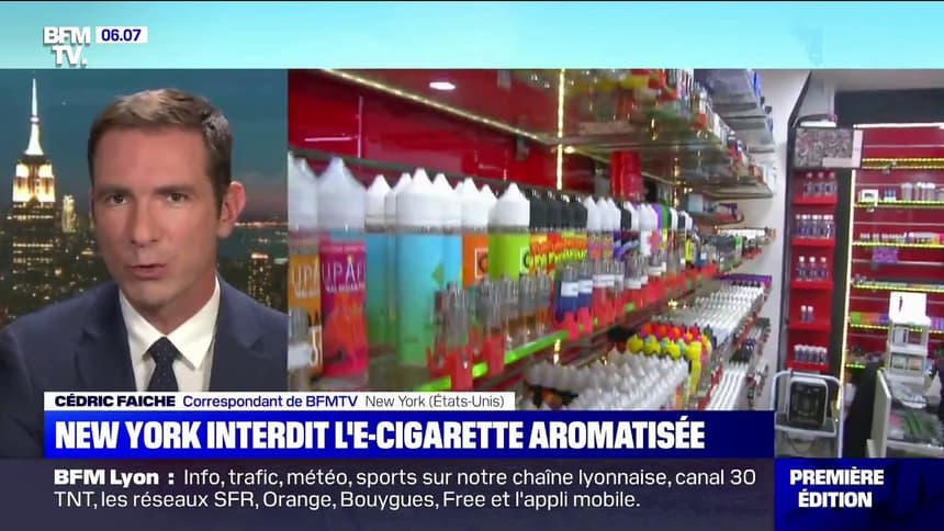 L'tat de New York interdit dsormais la vente de cigarettes lectroniques  aromatises