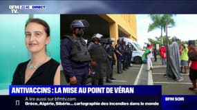 Valérie Denux (ARS Guadeloupe): "J'espère qu'on va approcher du pic de l'épidémie très vite, parce que c'est vraiment terrible pour nous"