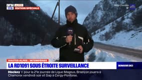 Intempéries dans les Hautes-Alpes: la RD1091 sous étroite surveillance