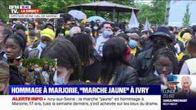 Hommage à Marjorie: "Ça me fait mal au cœur de voir ça", témoigne cette adolescente, habitante d'Ivry-sur-Seine