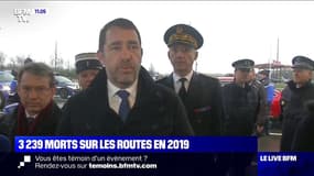 3239 morts sur les routes en 2019: Christophe Castaner salue "un chiffre historiquement bas"