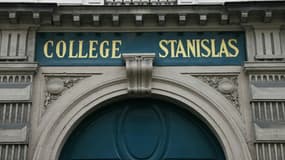 L'entrée du collège Stanislas, à Paris, le 17 janvier 2023